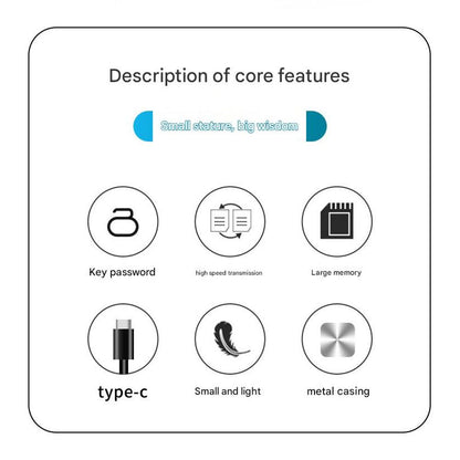 TP8001 1TB SSD with AES256 Encryption Password Protected 4