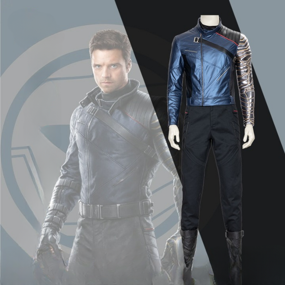 The Falcon and the Winter Soldier Bucky Barnes Cosplay Costume 1