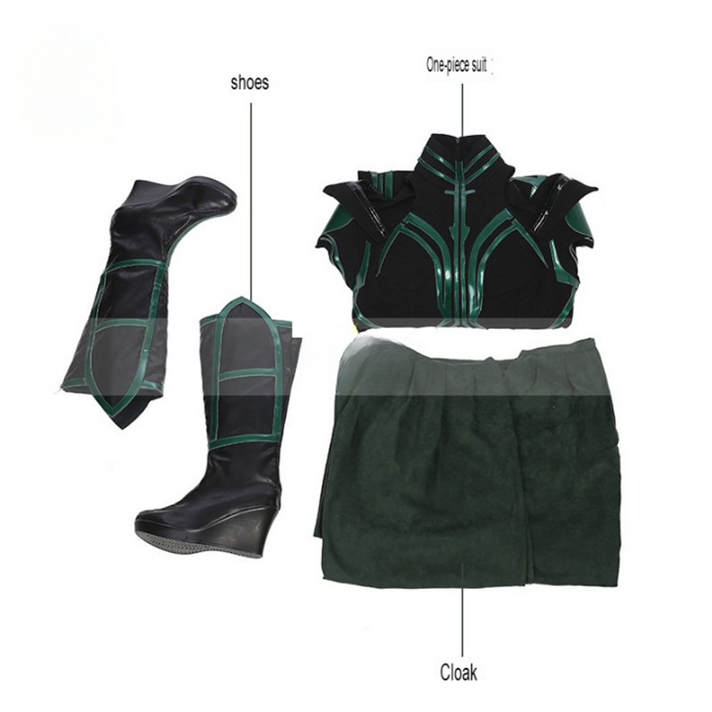Thor Ragnarok Goddess of the Death Hela Cosplay Costume 5