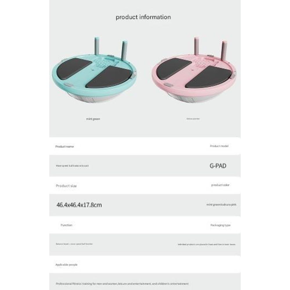 Three In One Semicircular Yoga Balance Ball 10