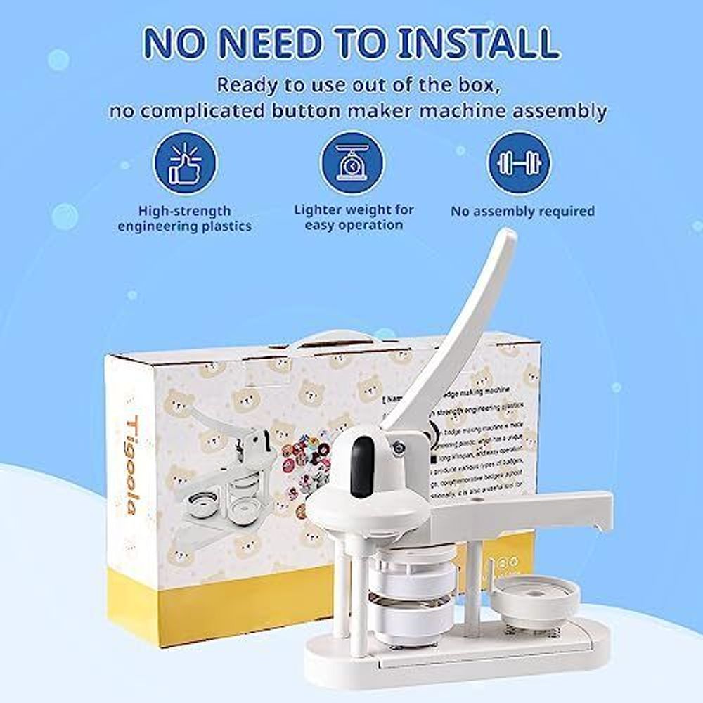 Tigoola Button Maker Machine 58mm 3