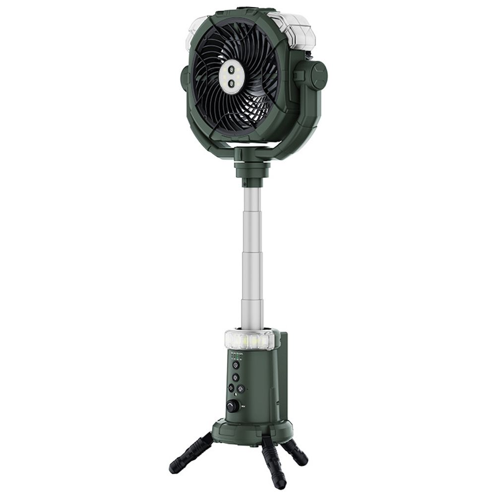USB Charging Vertical Hanging Tripod Camping Spray Fan 2