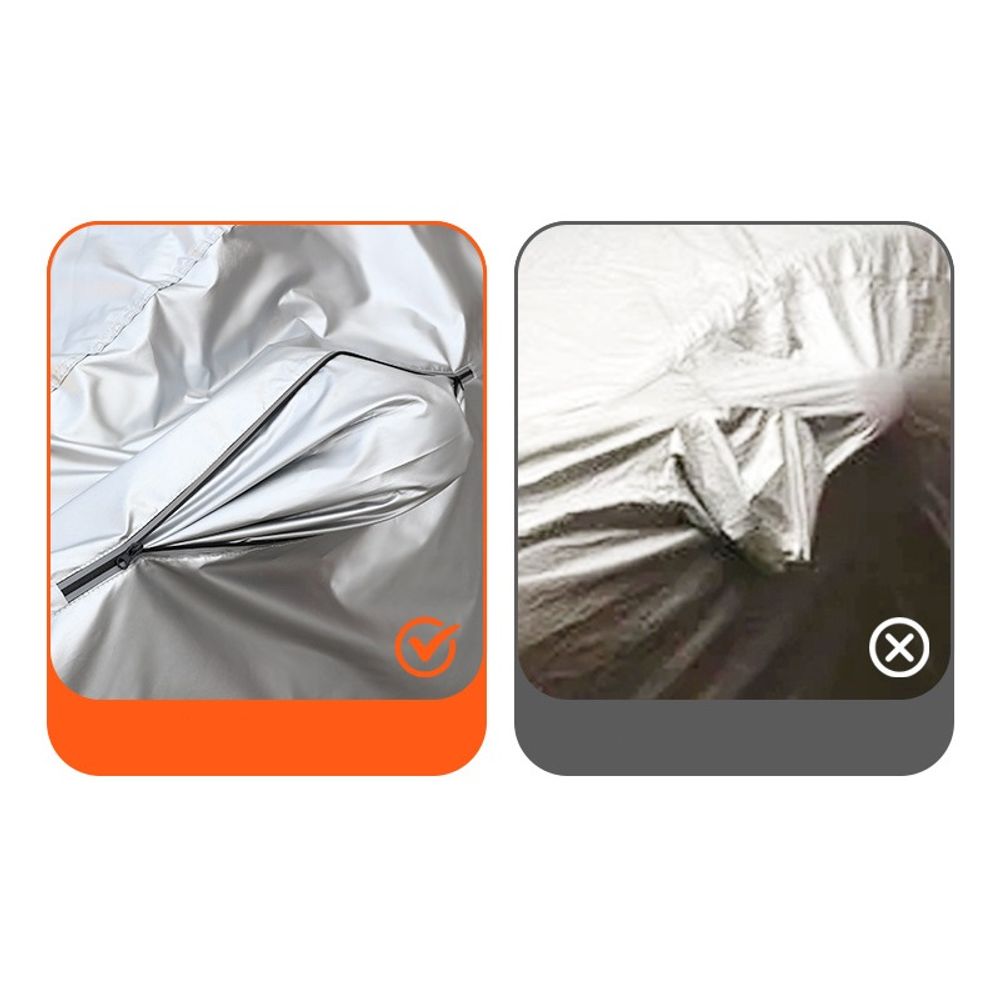 Universal Oxford Cotton Windproof Car Cover 4