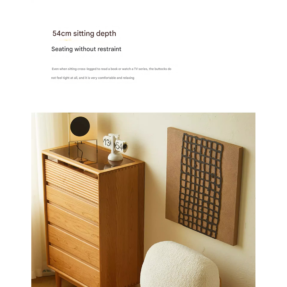 Wood Feet Alpaca Wool Living Room Single Sofa Chair 7