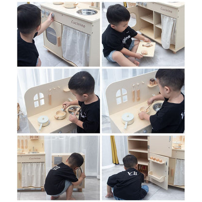 Wooden Kitchen Set for Kids 5