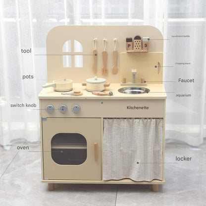 Wooden Kitchen Set for Kids 6