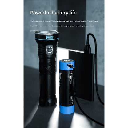 Wuben A9 Emergency High Power Flashlight 5