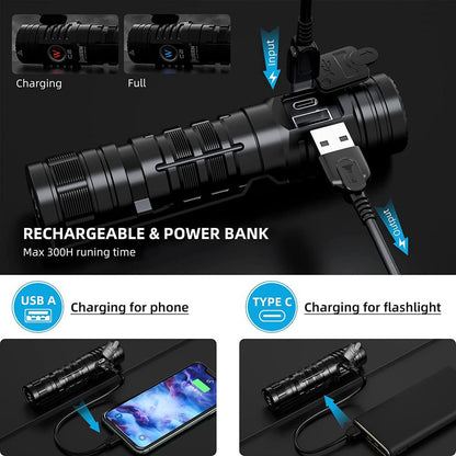 Wuben C2 Long Battery Flashlight 2