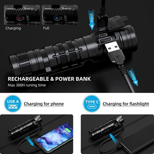 Wuben C2 Long Battery Flashlight 2