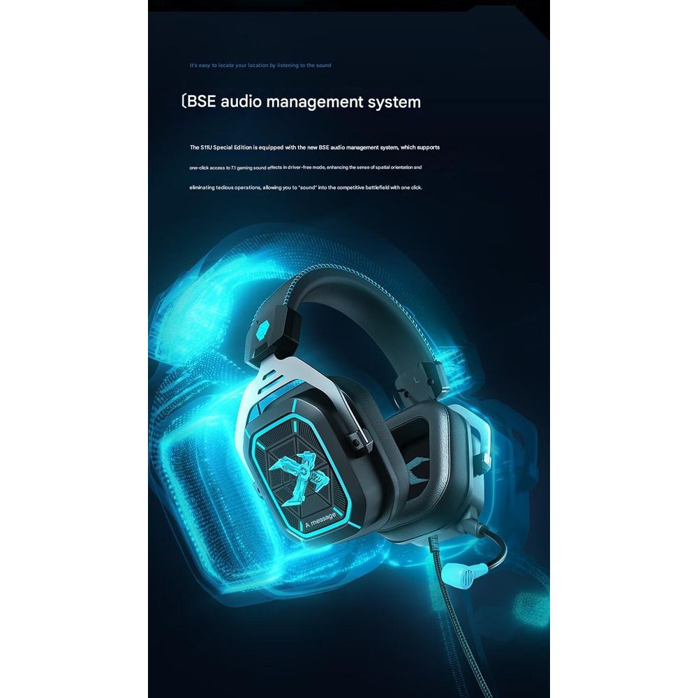 XIBERIA S11 Bluetooth Wireless Gaming Headset 4