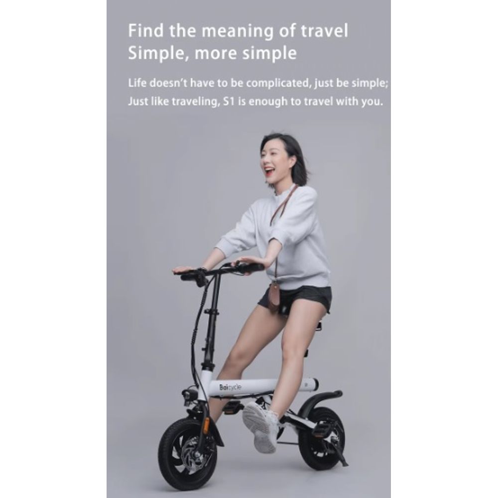 Xiaobai Bicycle S1 250W Foldable Electric Road Bike 4