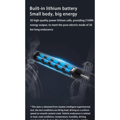 Xiaobai Bicycle S1 250W Foldable Electric Road Bike 7