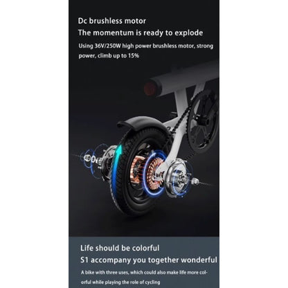 Xiaobai Bicycle S1 250W Foldable Electric Road Bike 8