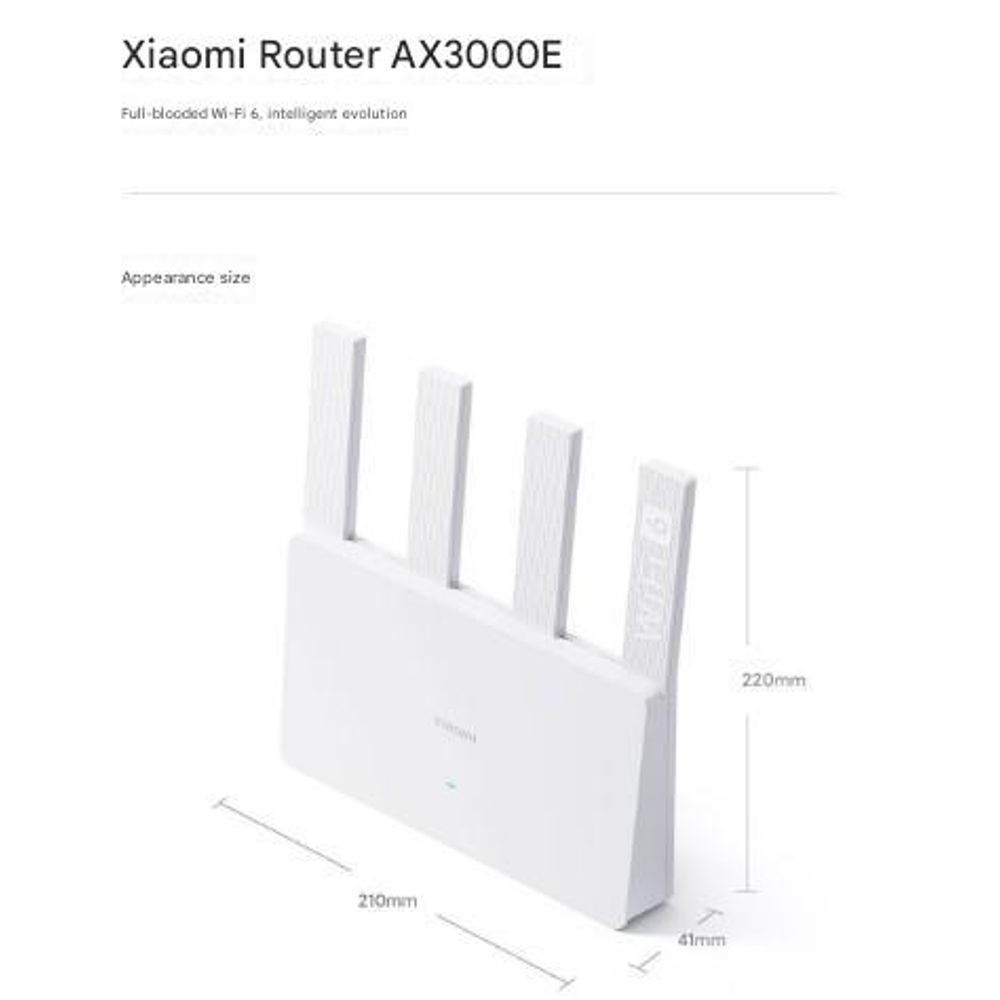 Xiaomi AX30002 Qualcomm Processor Smart 5G Wifi Router 7