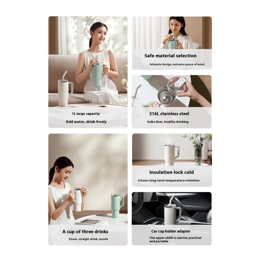 Xiaomi Giant Straw Thermos Cup 4