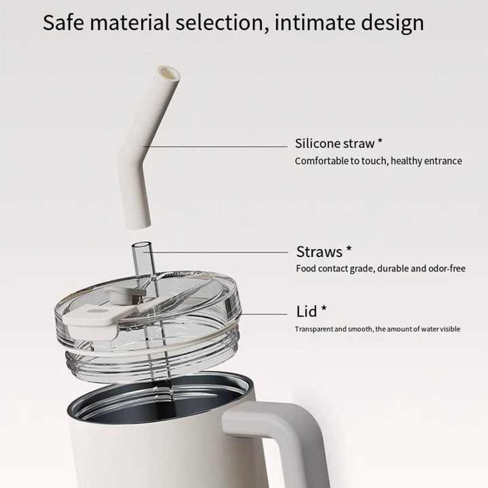 Xiaomi Giant Straw Thermos Cup 7