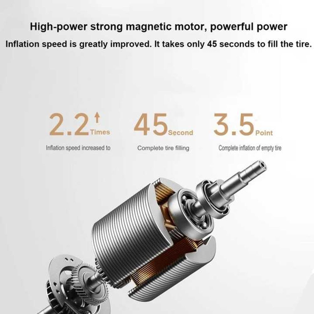 Xiaomi Inflatable 2 Pro Car Tyre Air Pump 3