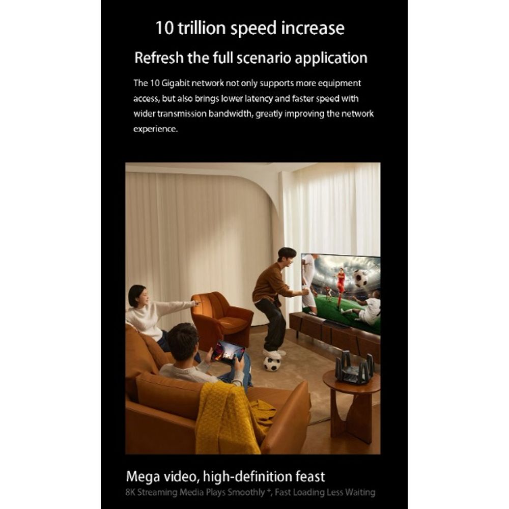 Xiaomi Mi AX10000 Gigabit Dual 10G Router 3