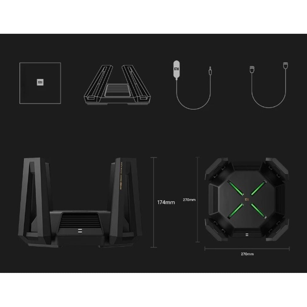 Xiaomi Mi AX9000 Wifi6 Gigabit 5G Router 8
