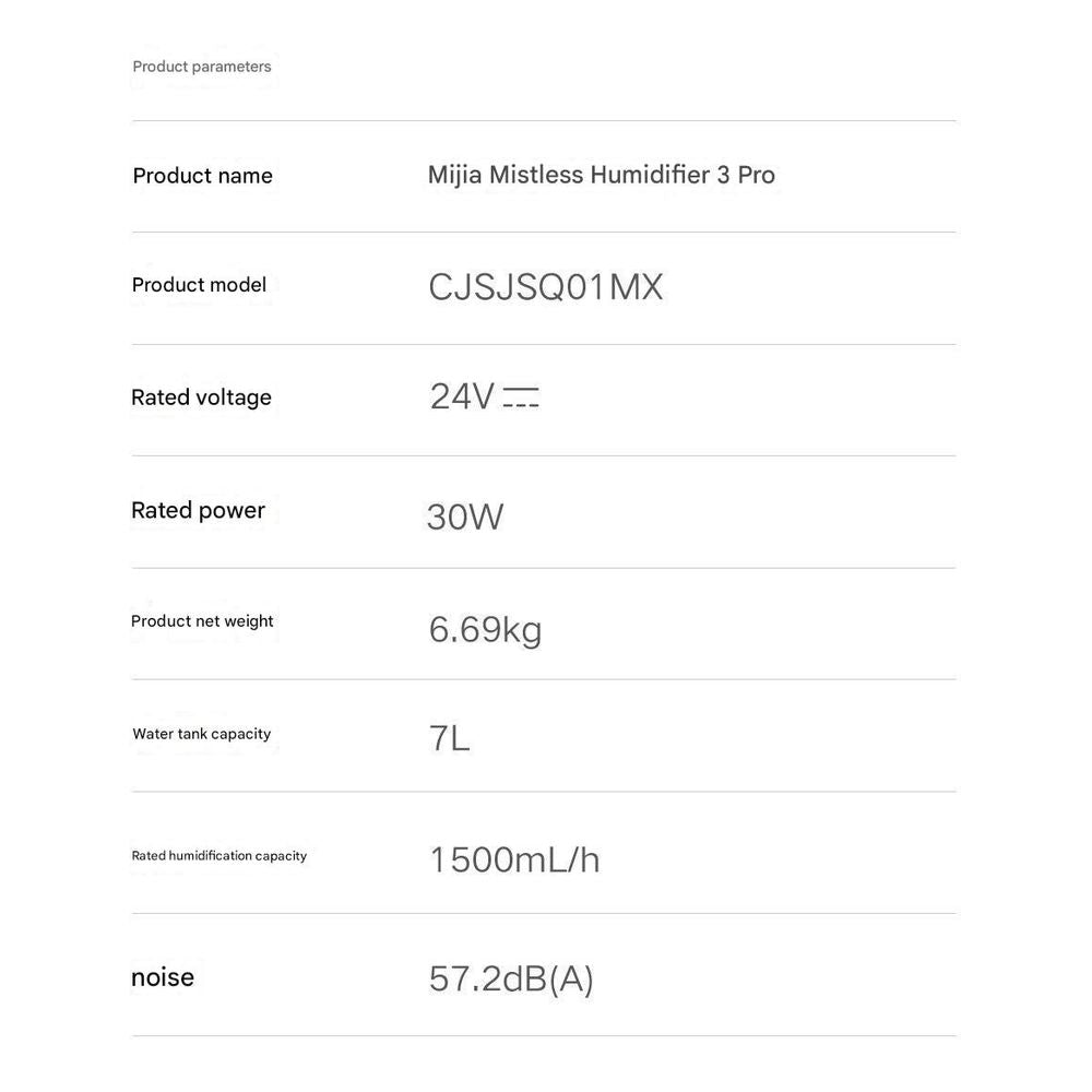 Xiaomi Mist Less 3 Pro Humidifier 9