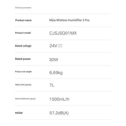 Xiaomi Mist Less 3 Pro Humidifier 9