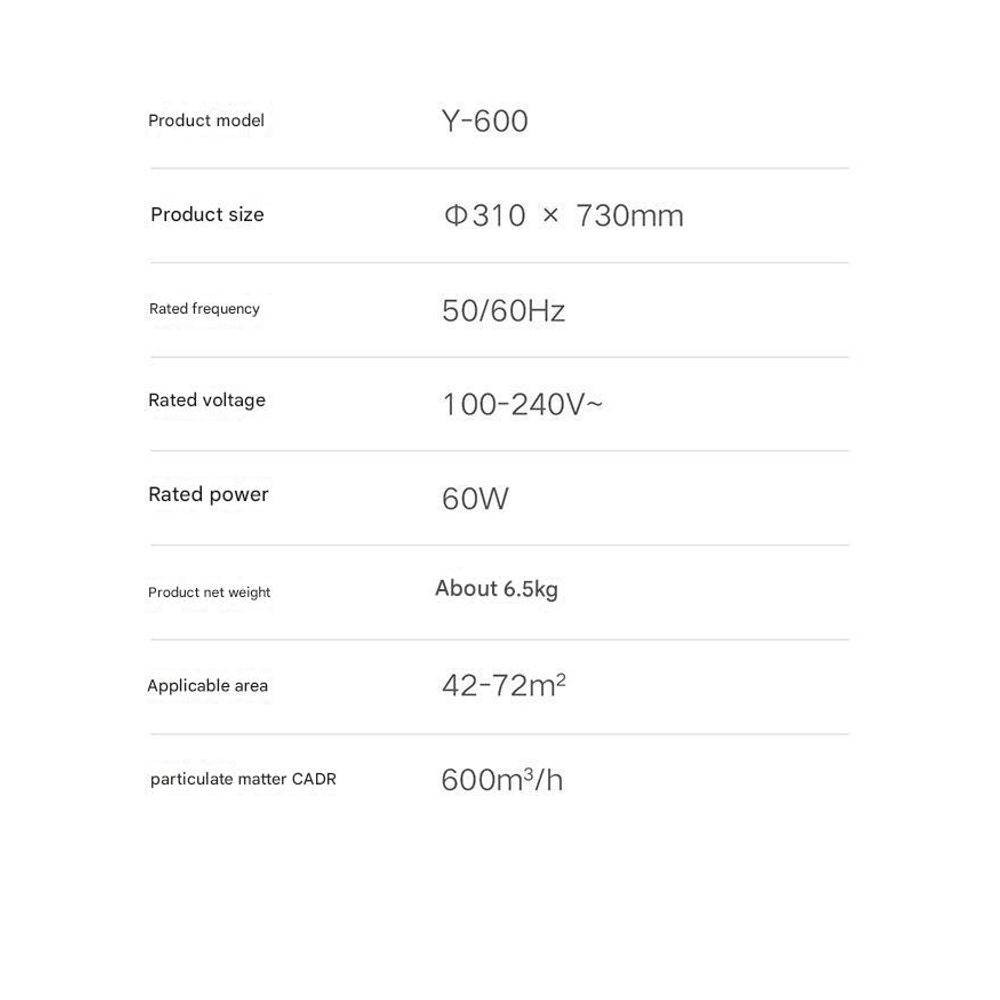 Xiaomi Y-600 Disinfection Air Purifier 7