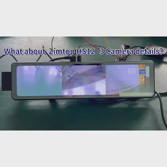 2K Full HD Triple Recording Car Dash Cam