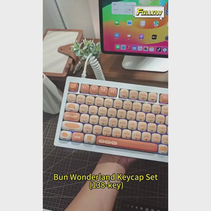 AKKO Mantou Paradise Wireless PBT Keyboard