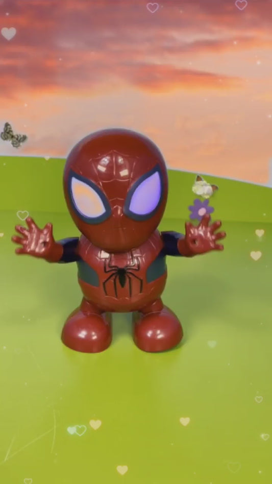 Spiderman Interactive Dancing Robot Toy with LED