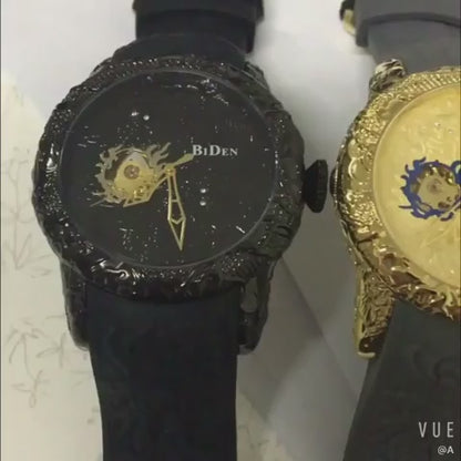 BIDEN Dragon Pattern Wristwatch