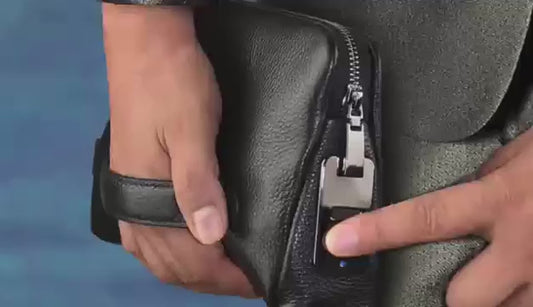 Fingerprint Hand Held Lock Bag