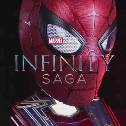 Iron Spiderman 1:1 Wearable Helmet with Display Base