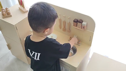 Wooden Kitchen Set for Kids