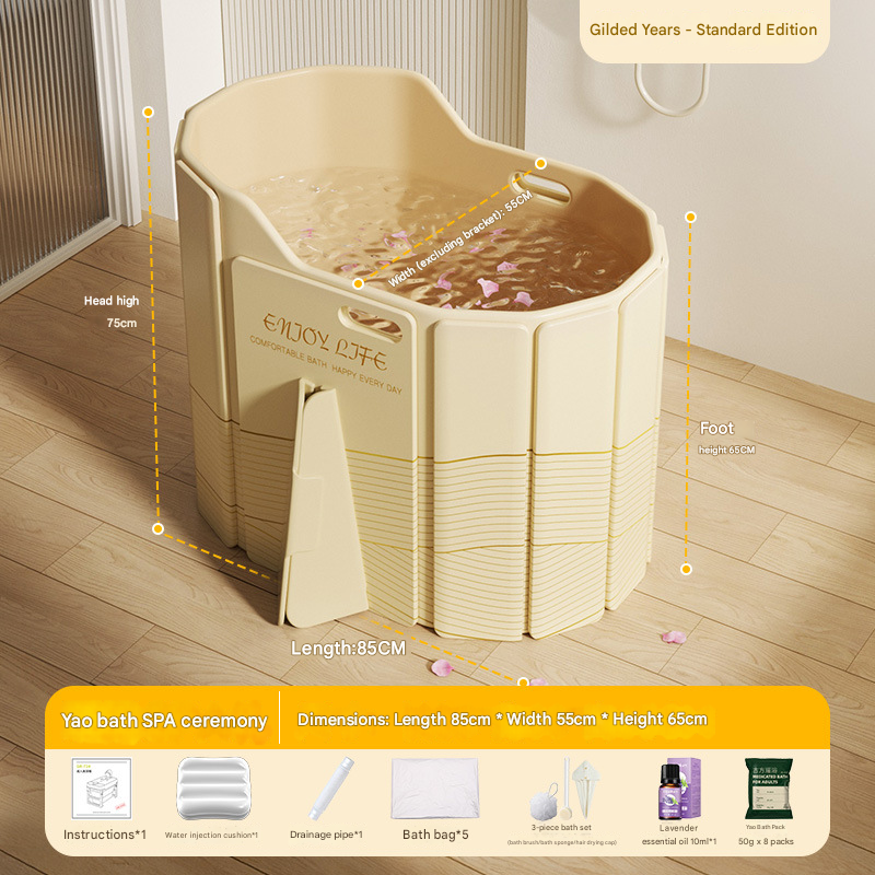 Portable Foldable Bathtub