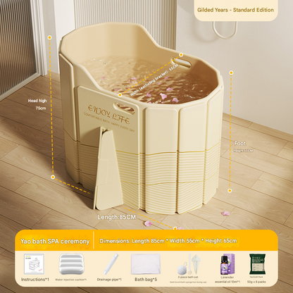 Portable Foldable Bathtub